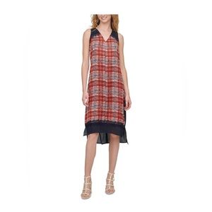 DKNY Printed Sleeveless Shift Dress $115 (NWT)